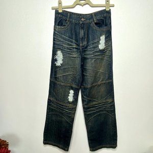 Curtain Call Costumes Antique Finish Distressed Jeans